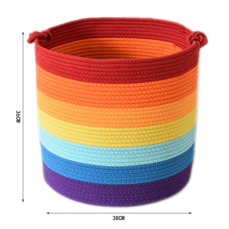 Modern Storage Basket with Handles | High & Bury