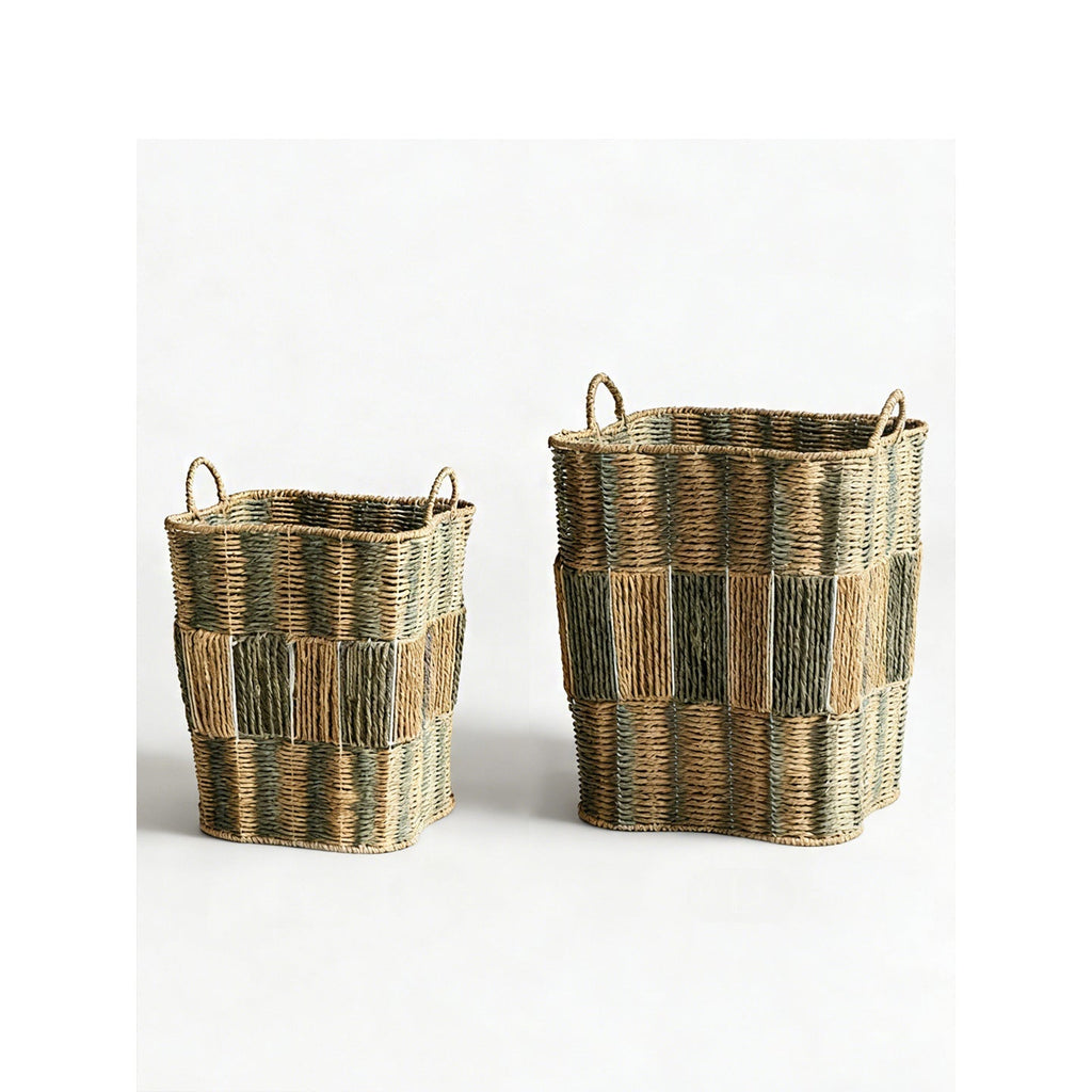 Modern Storage Basket with Handwoven Design | High & Bury