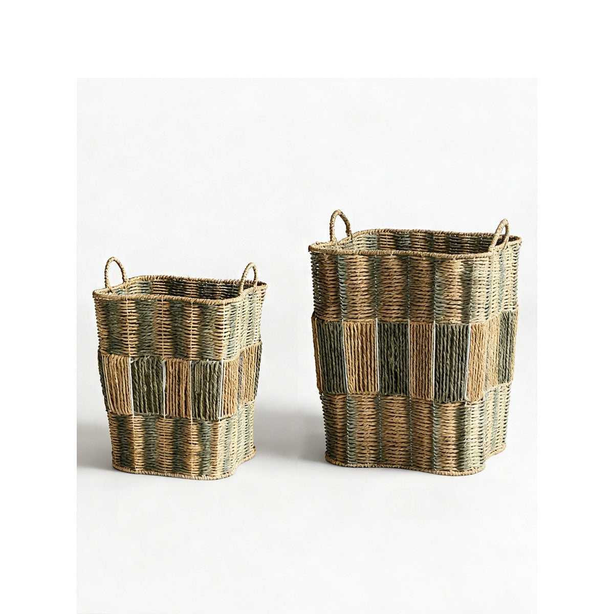 Modern Storage Basket with Handwoven Design | High & Bury