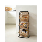 Modern Storage Basket with Multiple Shelves | High & Bury