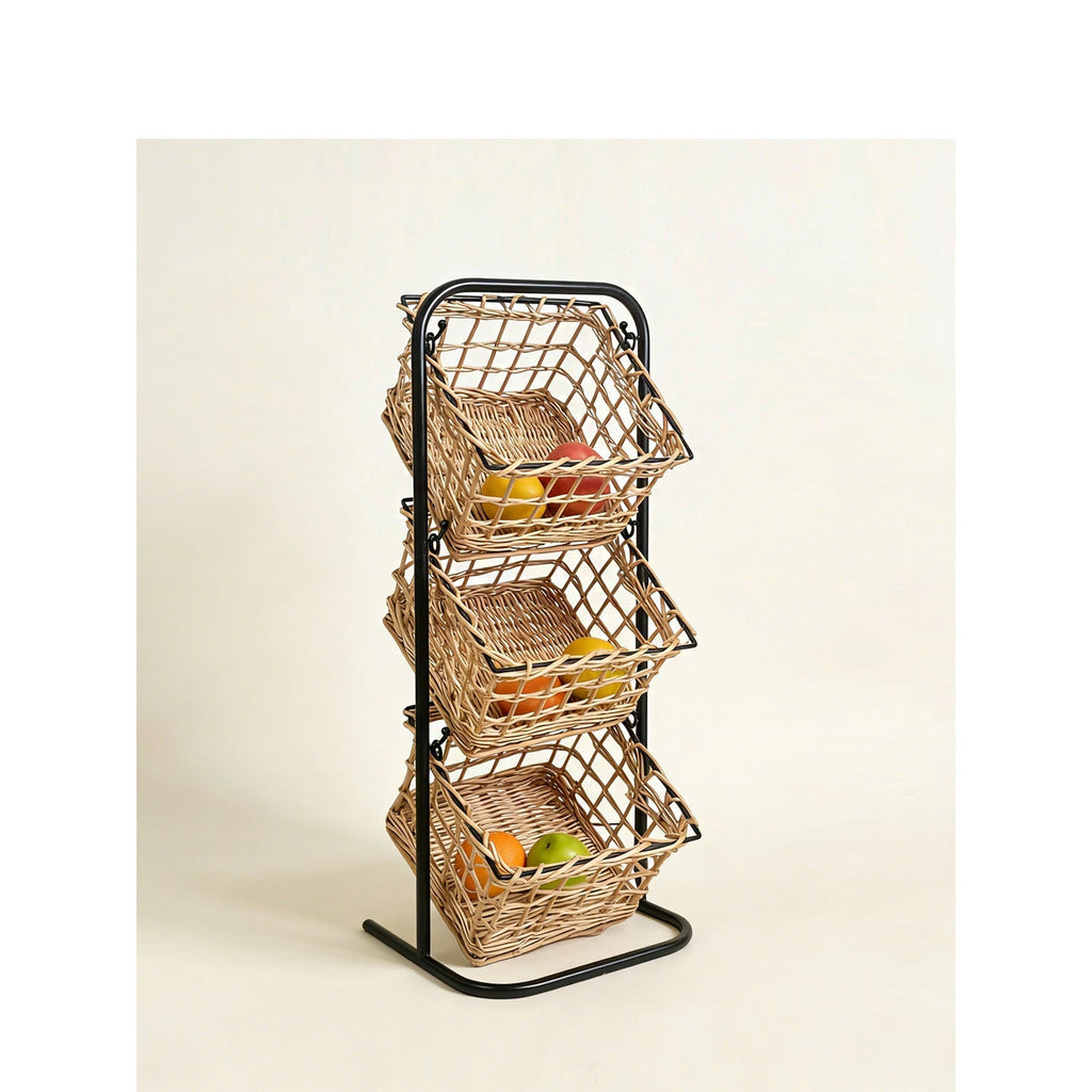 Modern Storage Basket with Multiple Shelves | High & Bury