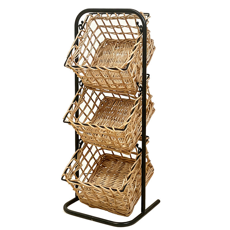 Modern Storage Basket with Multiple Shelves | High & Bury