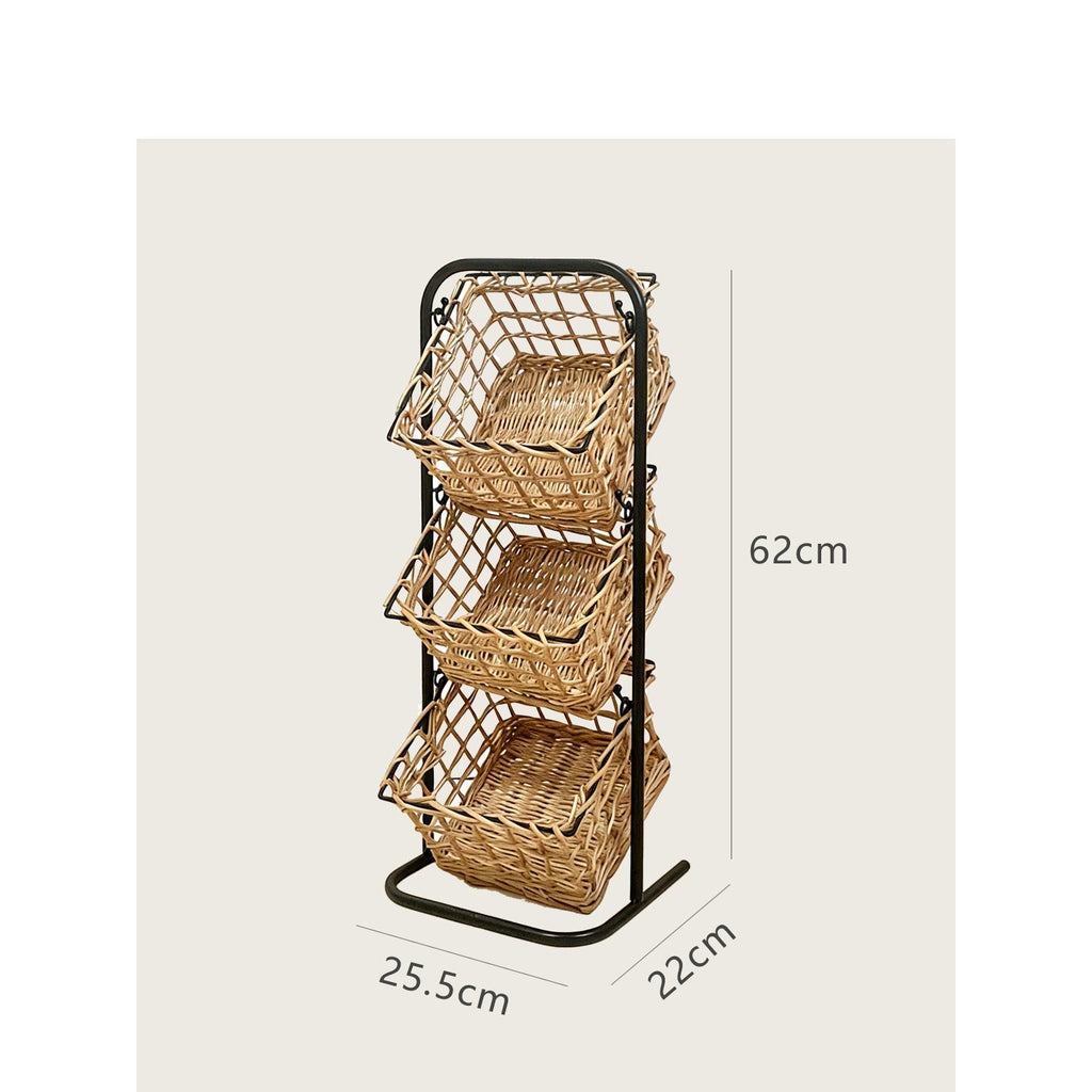 Modern Storage Basket with Multiple Shelves | High & Bury
