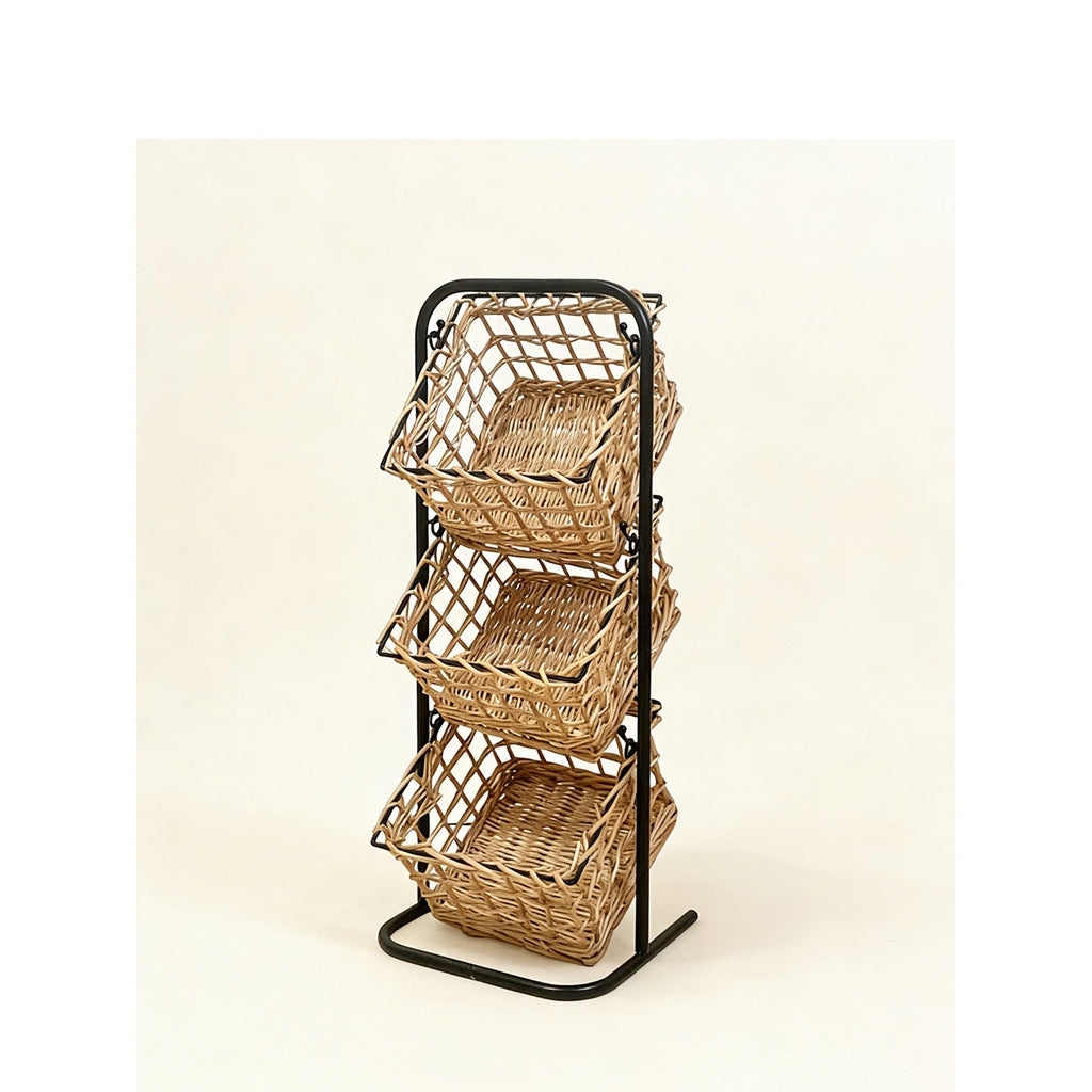 Modern Storage Basket with Multiple Shelves | High & Bury