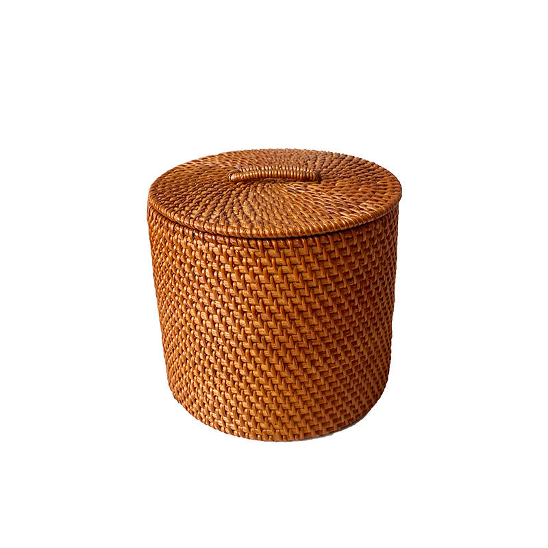 Modern Storage Stool made of Natural Material | High & Bury