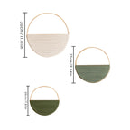 Modern Wall Art Piece made of Macrame and Wood | High & Bury