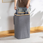 Modern Waste Separation Container with Removable Inner Insert and Bamboo Lid | High & Bury