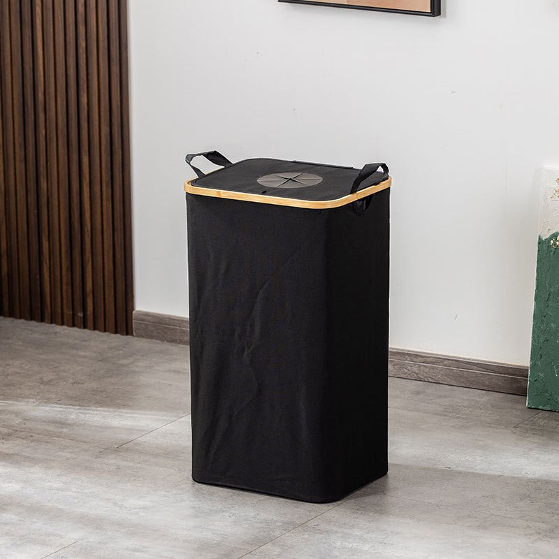 Modern Waste Separation Container with Removable Inner Insert and Bamboo Lid | High & Bury