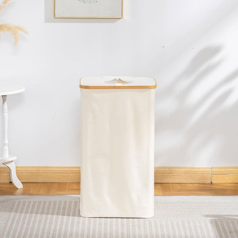 Modern Waste Separation Container with Removable Inner Insert and Bamboo Lid | High & Bury