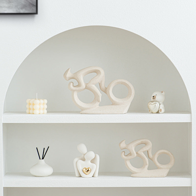 Modernist Sculpture Soft Textile Ceramic | High & Bury