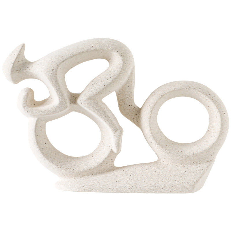 Modernist Sculpture Soft Textile Ceramic | High & Bury
