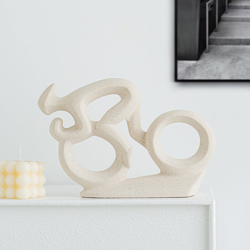 Modernist Sculpture Soft Textile Ceramic | High & Bury