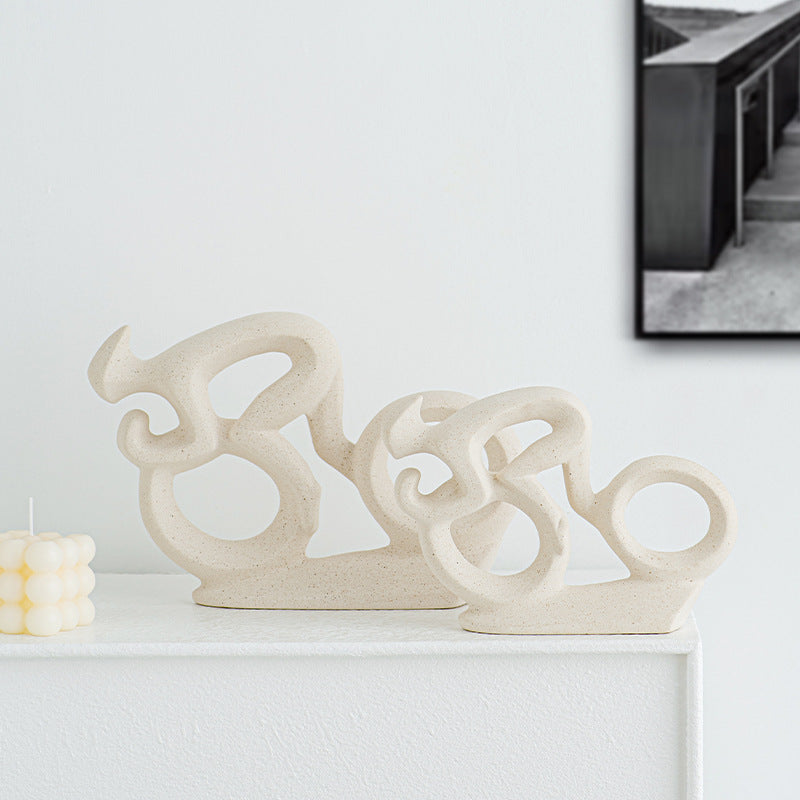 Modernist Sculpture Soft Textile Ceramic | High & Bury
