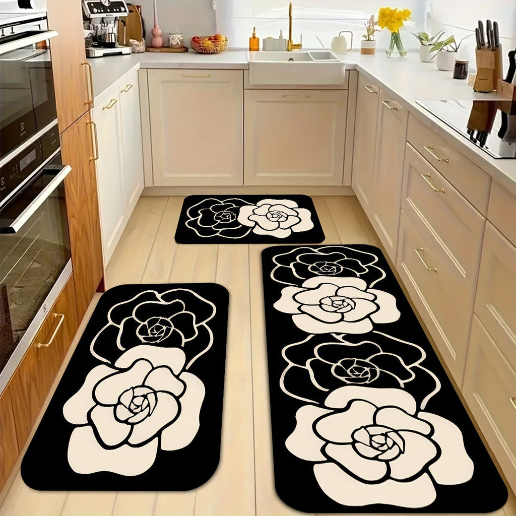 Money-Themed Anti-Fatigue Kitchen Mat | High & Bury