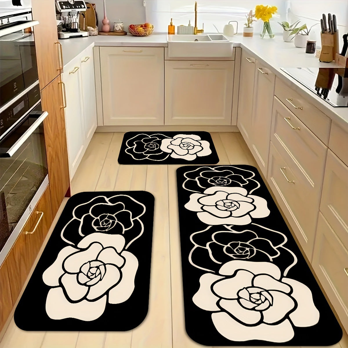 Money-Themed Anti-Fatigue Kitchen Mat | High & Bury