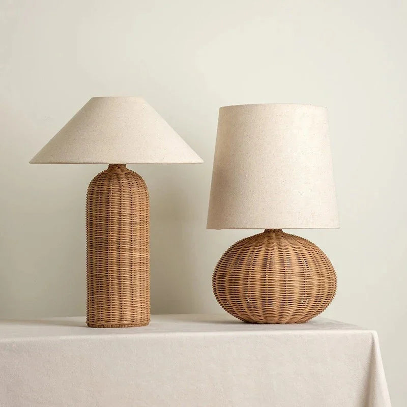 Moormere Sabi Table Lamp - Rattan