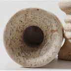 Moorthorpe Travertine Candle Holders