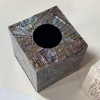 Mosaic Paper Bin made of Natural Materials | High & Bury