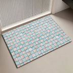 Mosaic Pattern Bath Mat | High & Bury