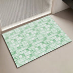 Mosaic Pattern Bath Mat | High & Bury