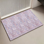 Mosaic Pattern Bath Mat | High & Bury