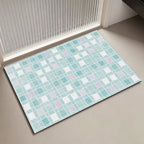 Mosaic Pattern Bath Mat | High & Bury