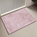 Mosaic Pattern Bath Mat | High & Bury
