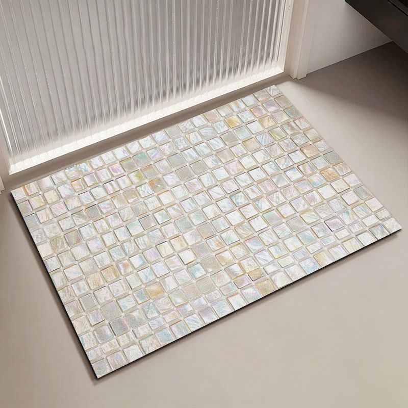 Mosaic Pattern Bath Mat | High & Bury