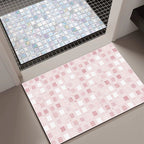 Mosaic Pattern Bath Mat | High & Bury