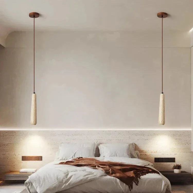 Mosscrest Travertine Pendant Lamp