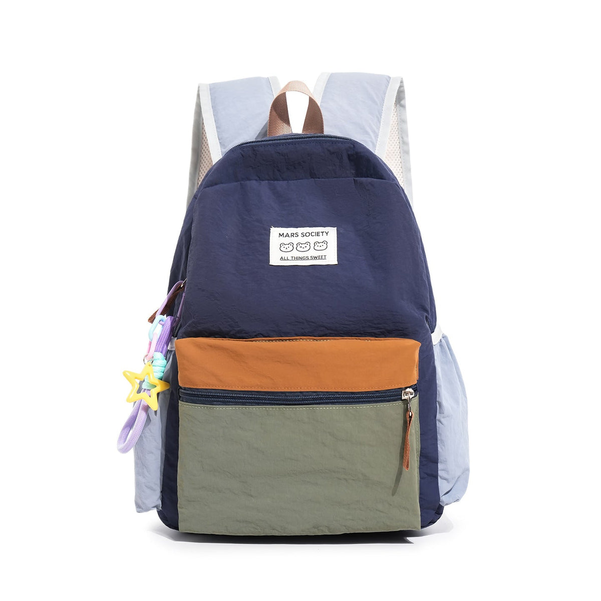 Multi-Compartment Casual School Backpack with Adjustable Straps, view 2