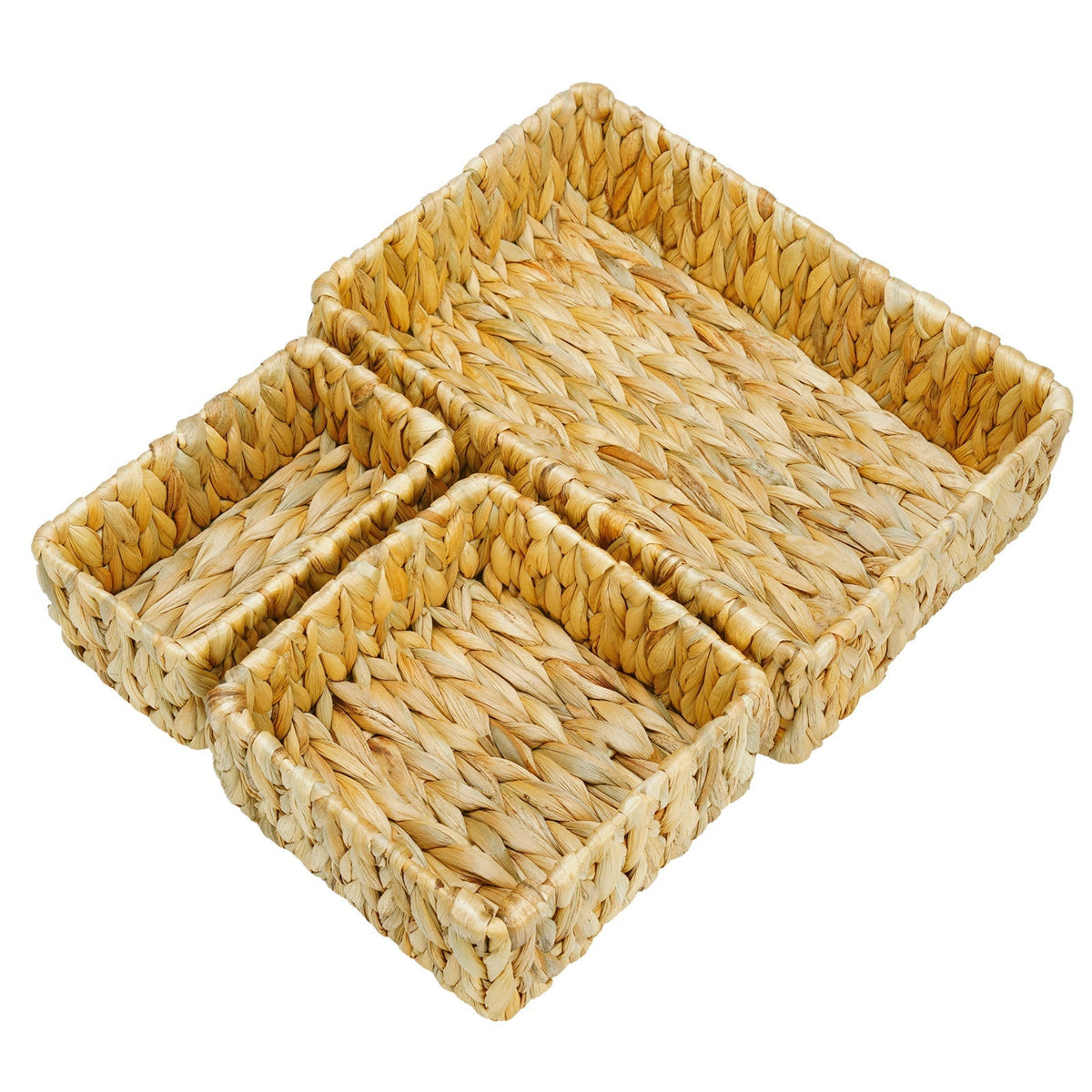 Multi-Compartment Woven Storage Organizer | High & Bury