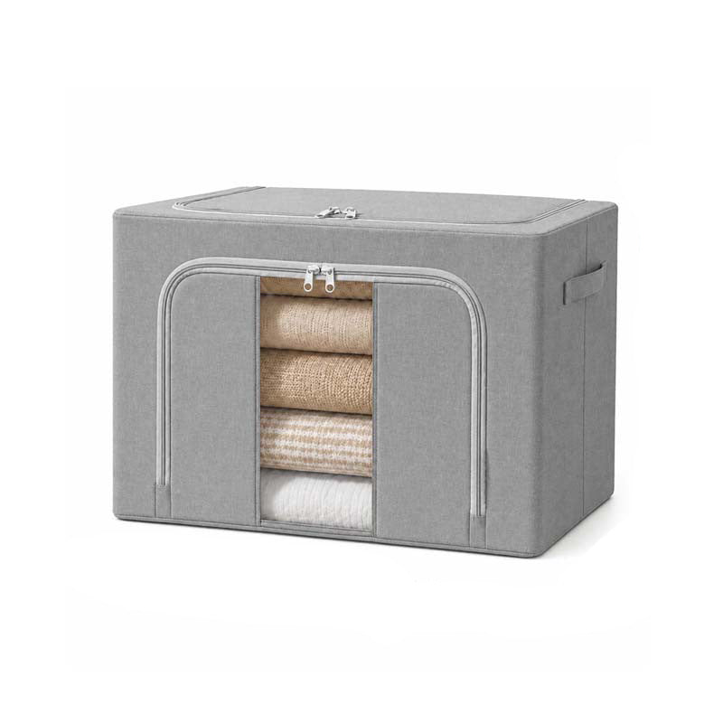 Multi-Functional Soft Fabric Storage Ottoman | High & Bury