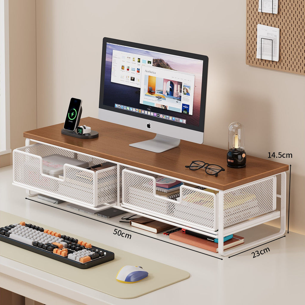 Multi-Functional Wire Mesh Desktop Organizer | High & Bury
