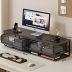 Multi-Functional Wire Mesh Desktop Organizer | High & Bury