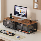 Multi-Functional Wire Mesh Desktop Organizer | High & Bury