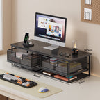Multi-Functional Wire Mesh Desktop Organizer | High & Bury