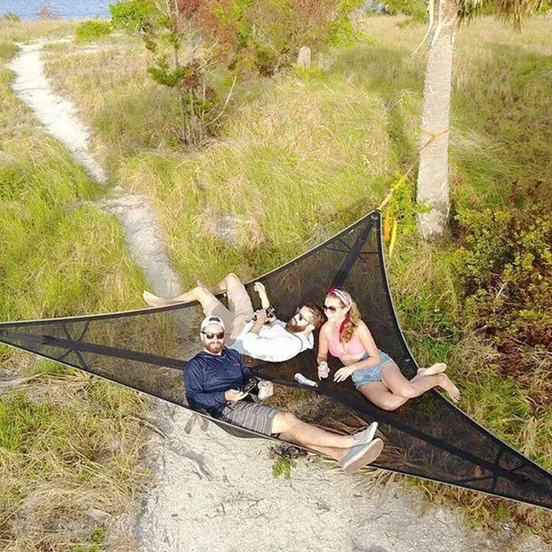 Multi-Person Nylon Camping Hammock, 280 × 280 × 280 cm / 400 × 400 × 400 cm, view 11