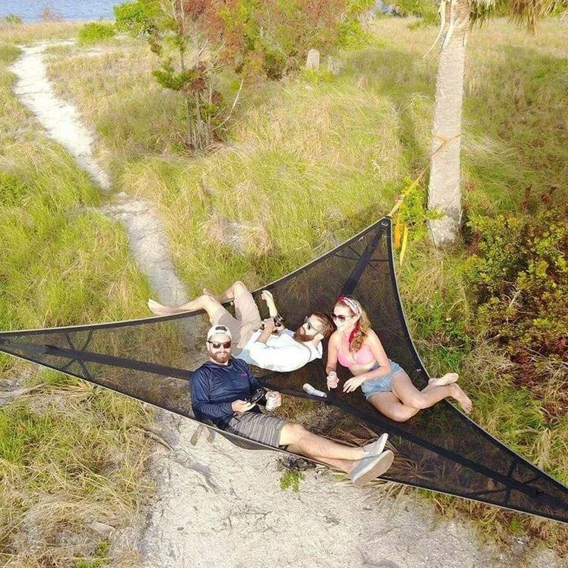 Multi-Person Nylon Camping Hammock, 280 × 280 × 280 cm / 400 × 400 × 400 cm, view 4