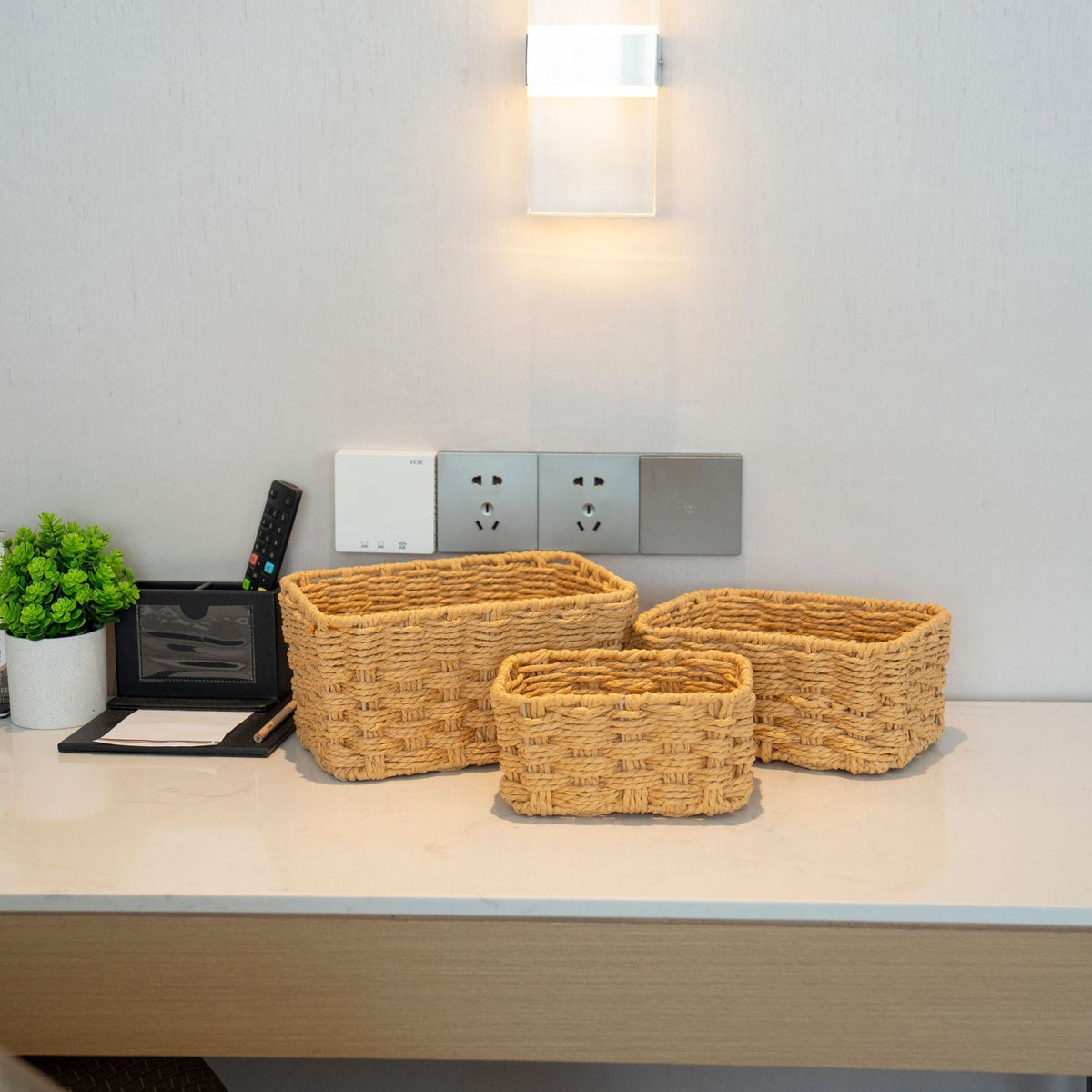Multi-Purpose Woven Storage Baskets | High & Bury