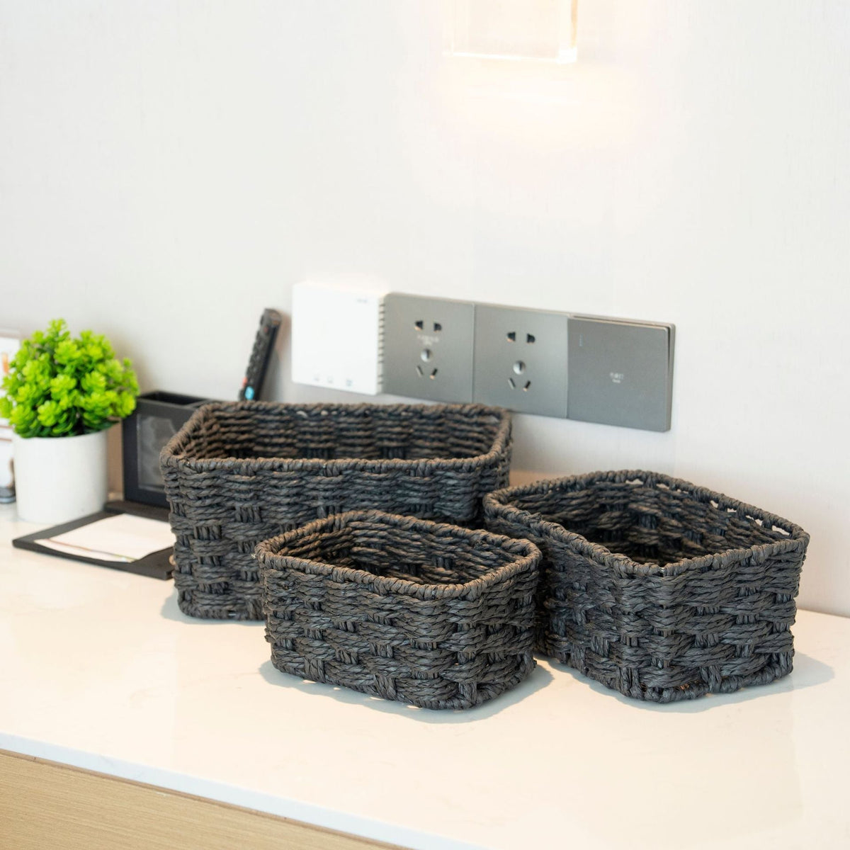 Multi-Purpose Woven Storage Baskets | High & Bury