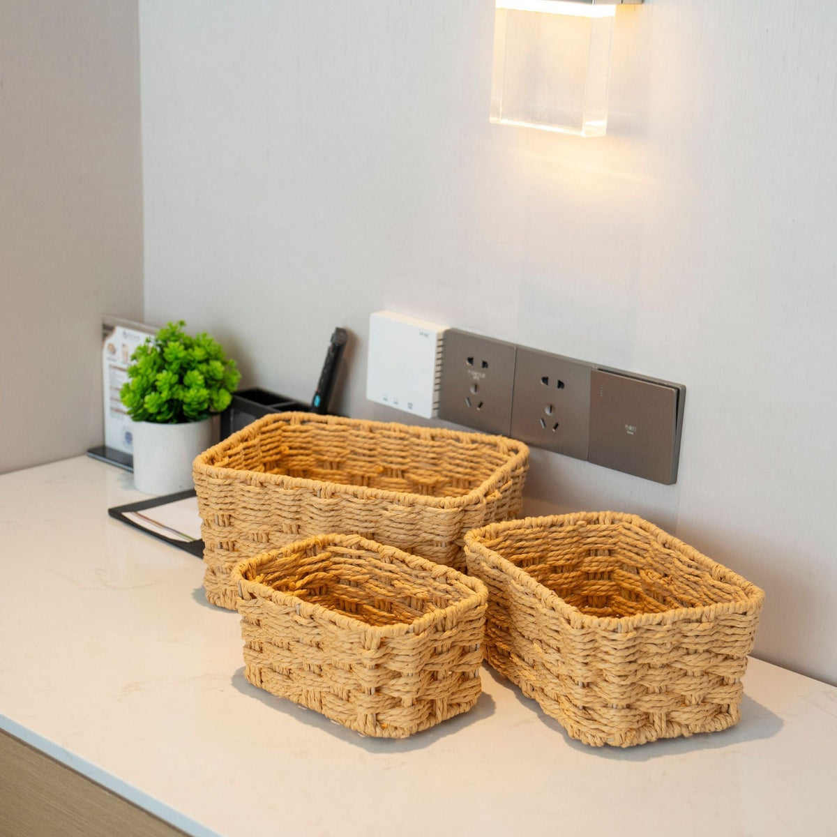 Multi-Purpose Woven Storage Baskets | High & Bury