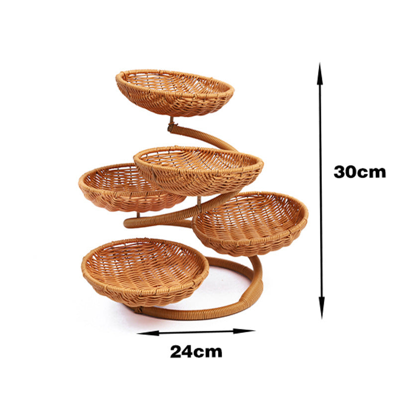 Multi-Tiered Decorative Fruit Display | High & Bury