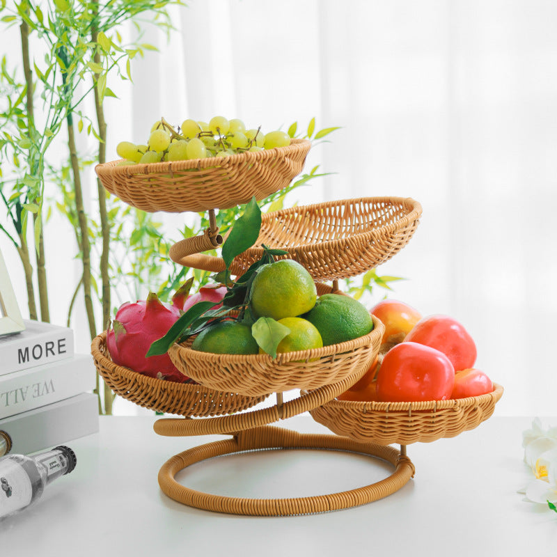 Multi-Tiered Decorative Fruit Display | High & Bury