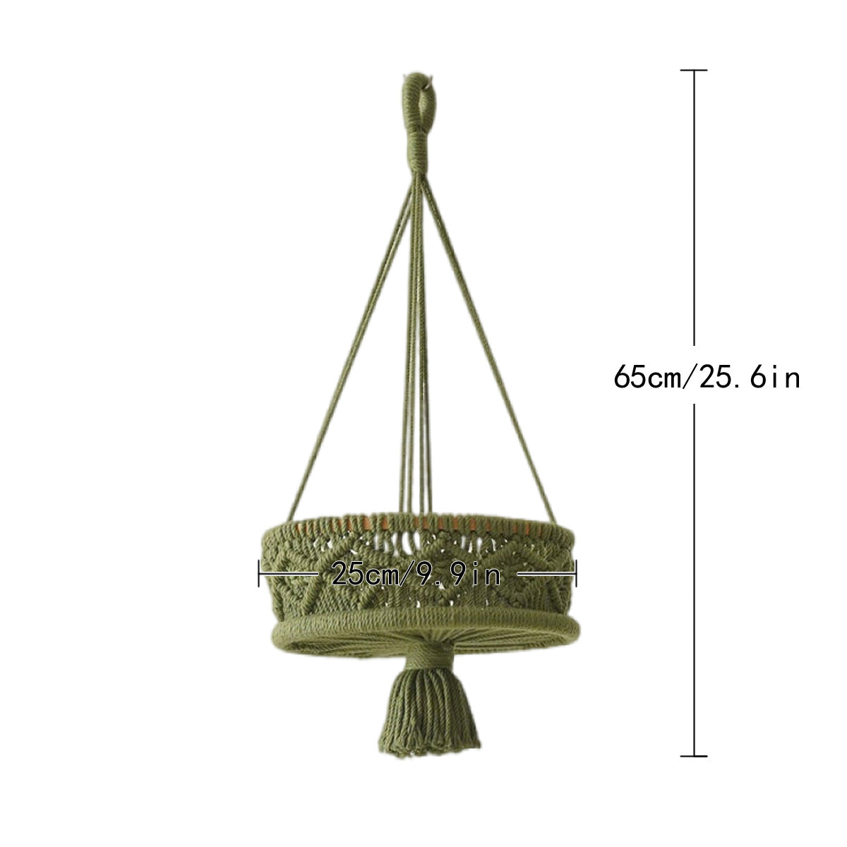 Multi-Tiered Macrame Hanging Storage | High & Bury