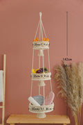 Multi-Tiered Macrame Hanging Storage | High & Bury