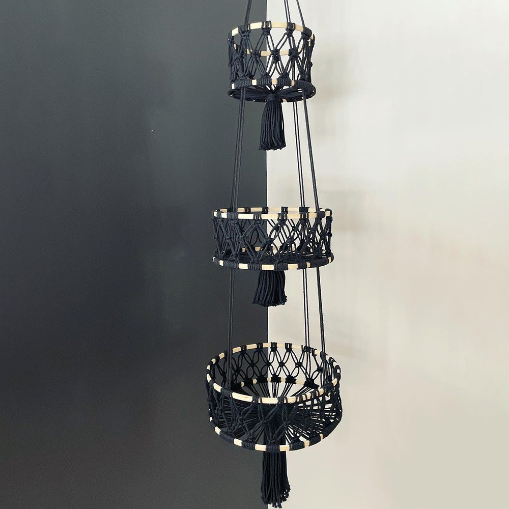 Multi-Tiered Macrame Plant Hanger | High & Bury