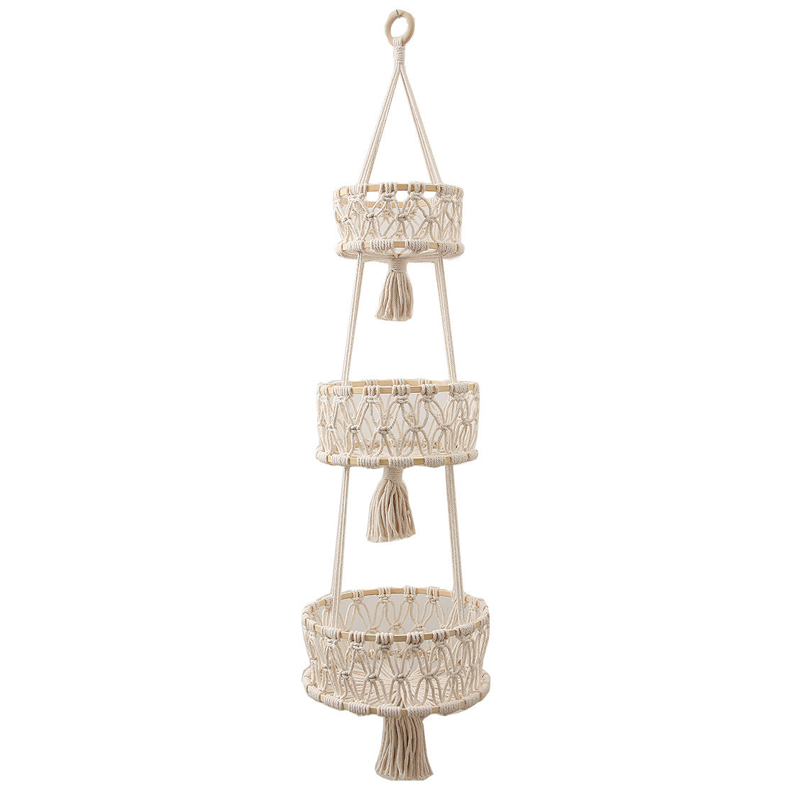 Multi-Tiered Macrame Plant Hanger | High & Bury
