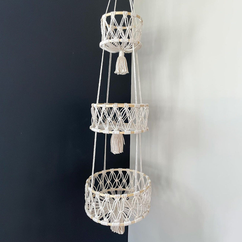 Multi-Tiered Macrame Plant Hanger | High & Bury