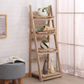 Multi-Tiered Wooden Ladder Shelf | High & Bury
